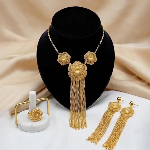 Dubai Gold Plated Florall...
