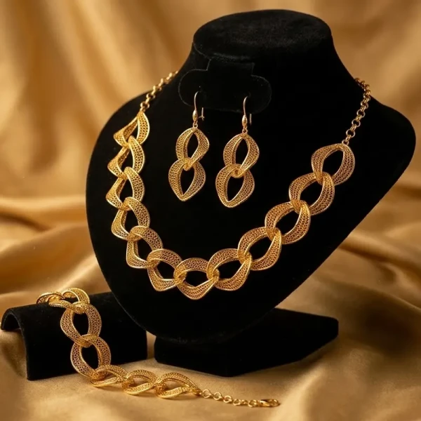Dubai Gold Plated Necklac...